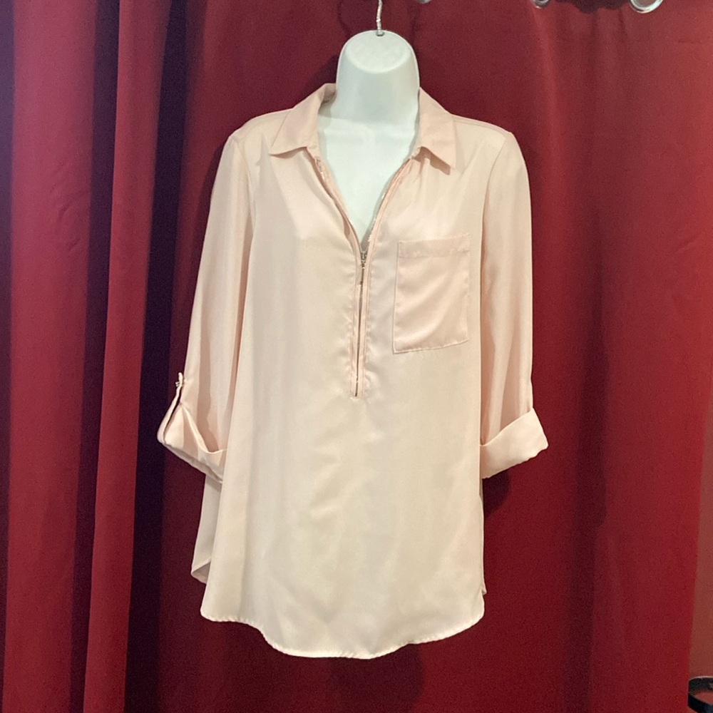 Soft pink blouse
